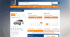 Desktop Screenshot of gorentacar.com.ar